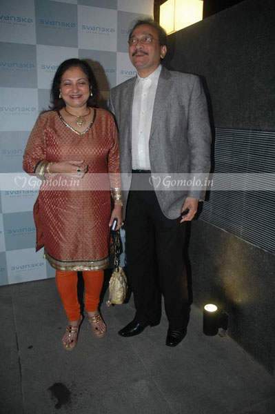 Smita Jaykar With Mohan Jaykar