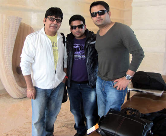 Sudesh And Kapil With His Friend