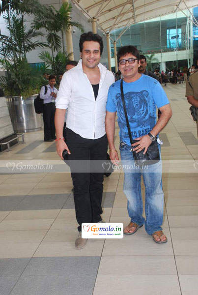 Sudesh And Krushna At Airport