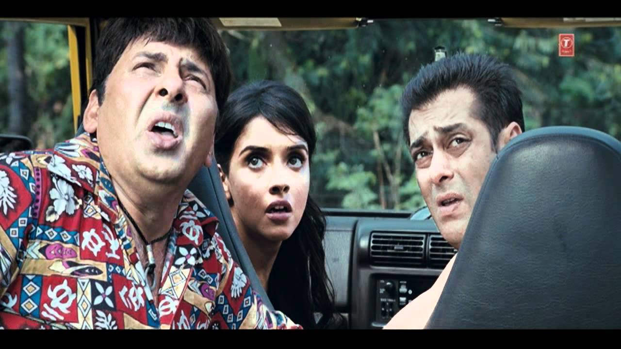 Sudesh With Salman And Asin