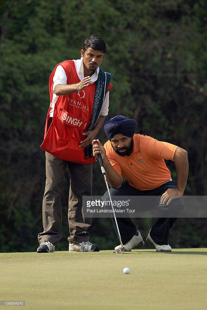 Sujjan Singh Looking At Ball