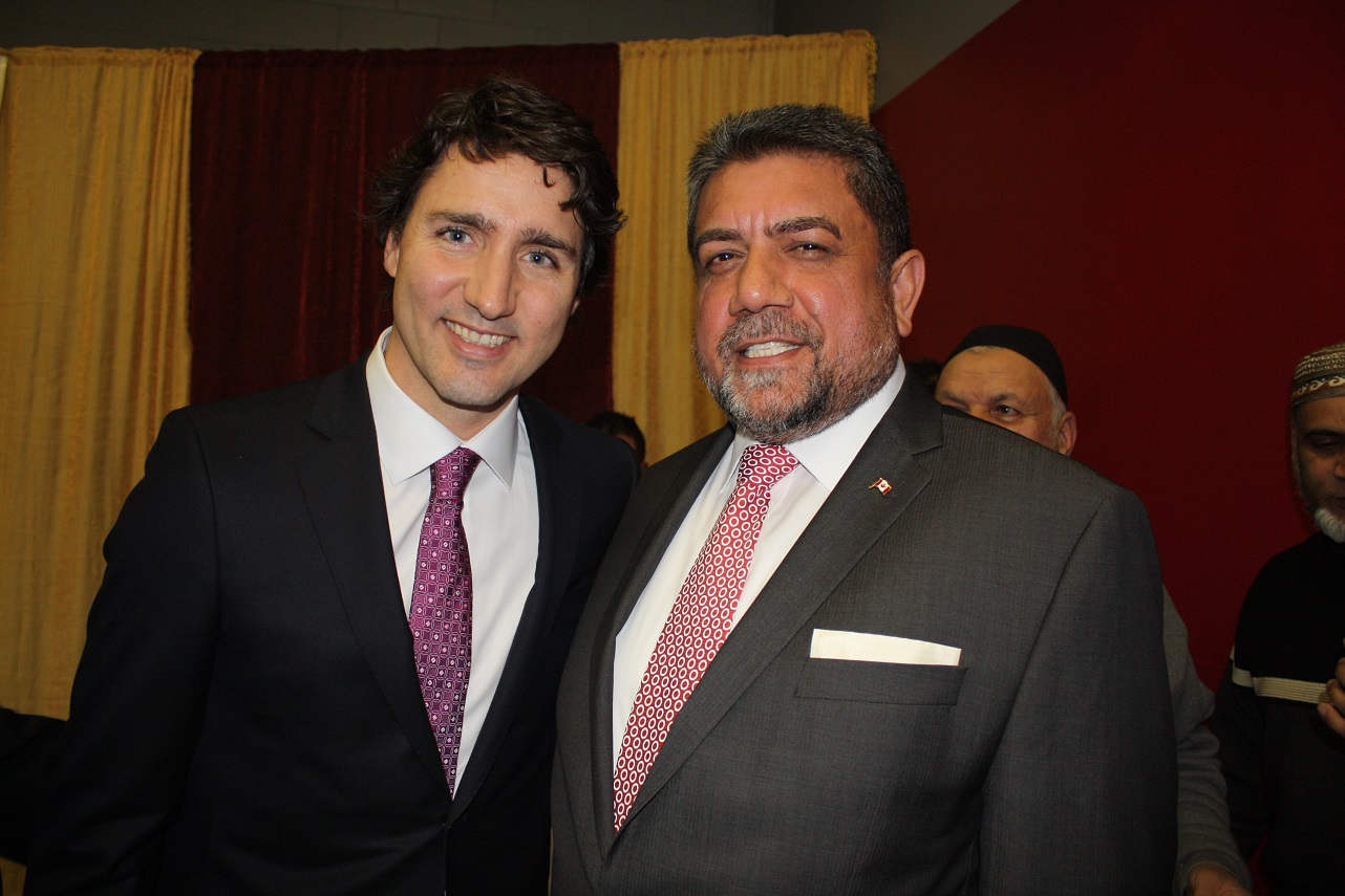 Sukh Dhaliwal And Trudeau