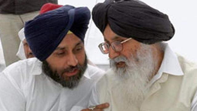 Sukhbir Singh And Parkash Singh Badal