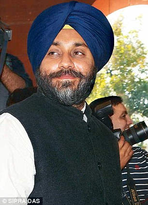 Sukhbir Singh Badal Smiling