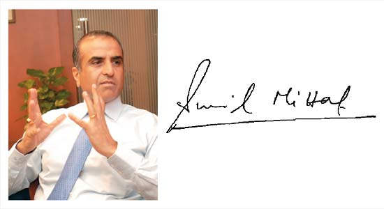Sign Of Sunil Mittal