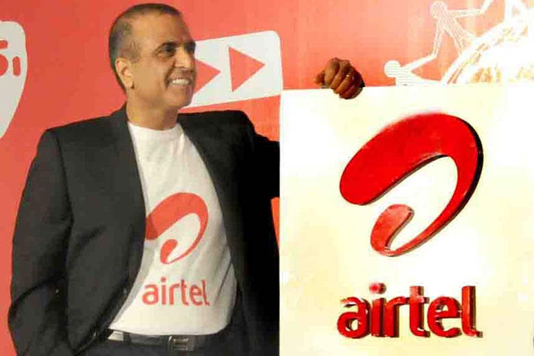 Sunil Mittal Launching New Airtel Logo