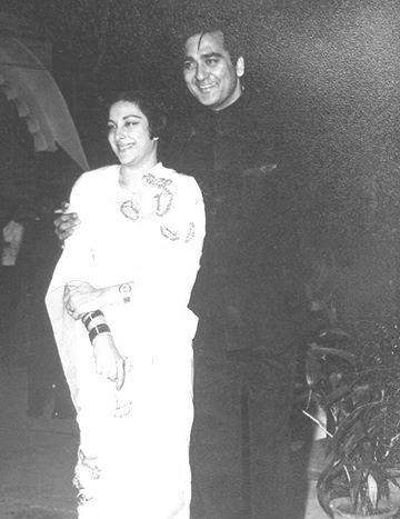 Sunil Dutt And His Wife Nargis Dutt