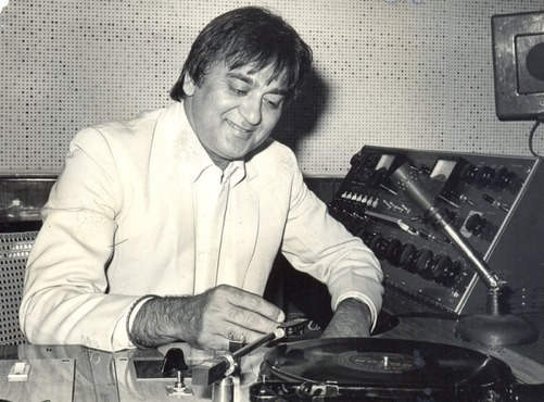 Sunil Dutt At Radio Station