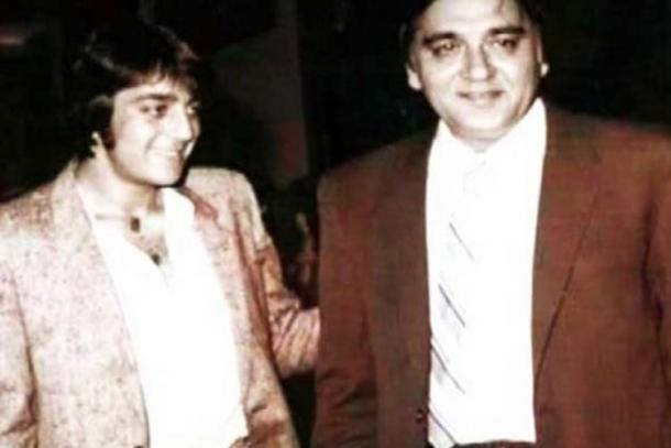 Sunil Dutt With His Son Sanjay Dutt