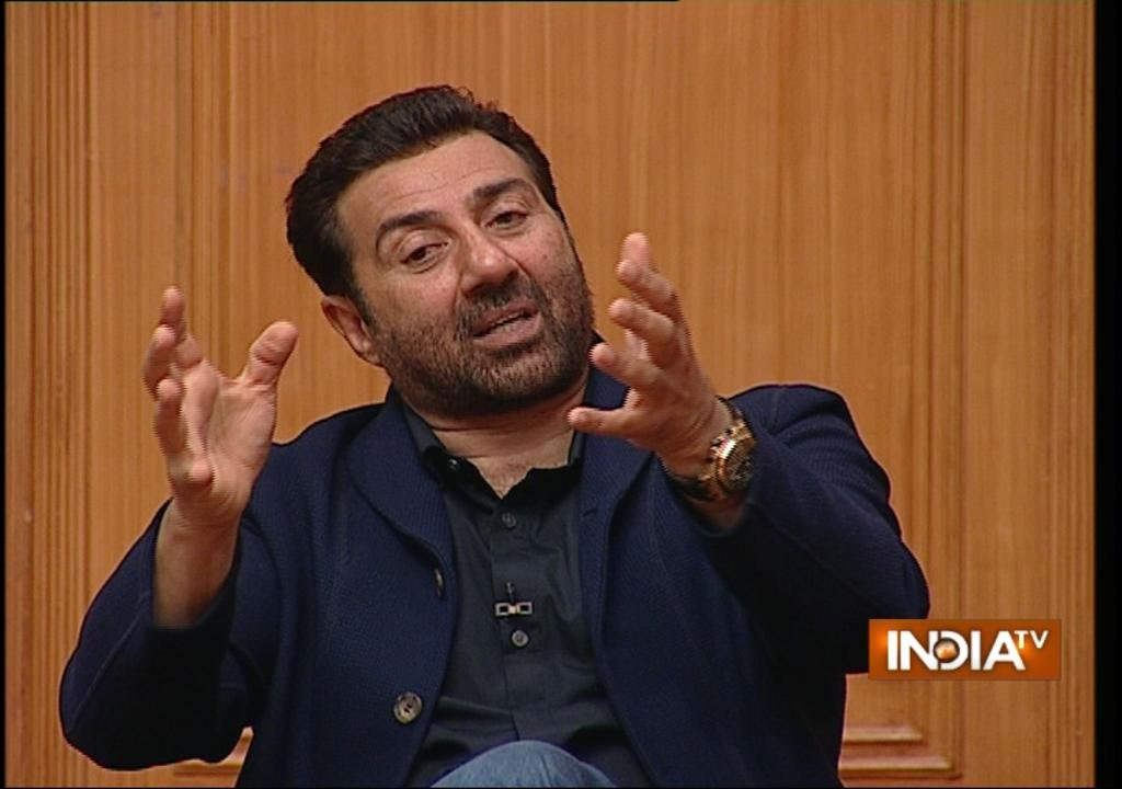Sunny Deol During Interview