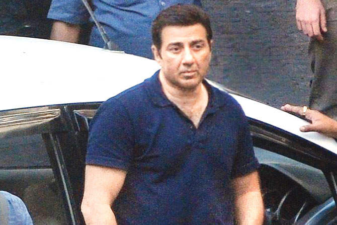 Sunny Deol Looking Serious