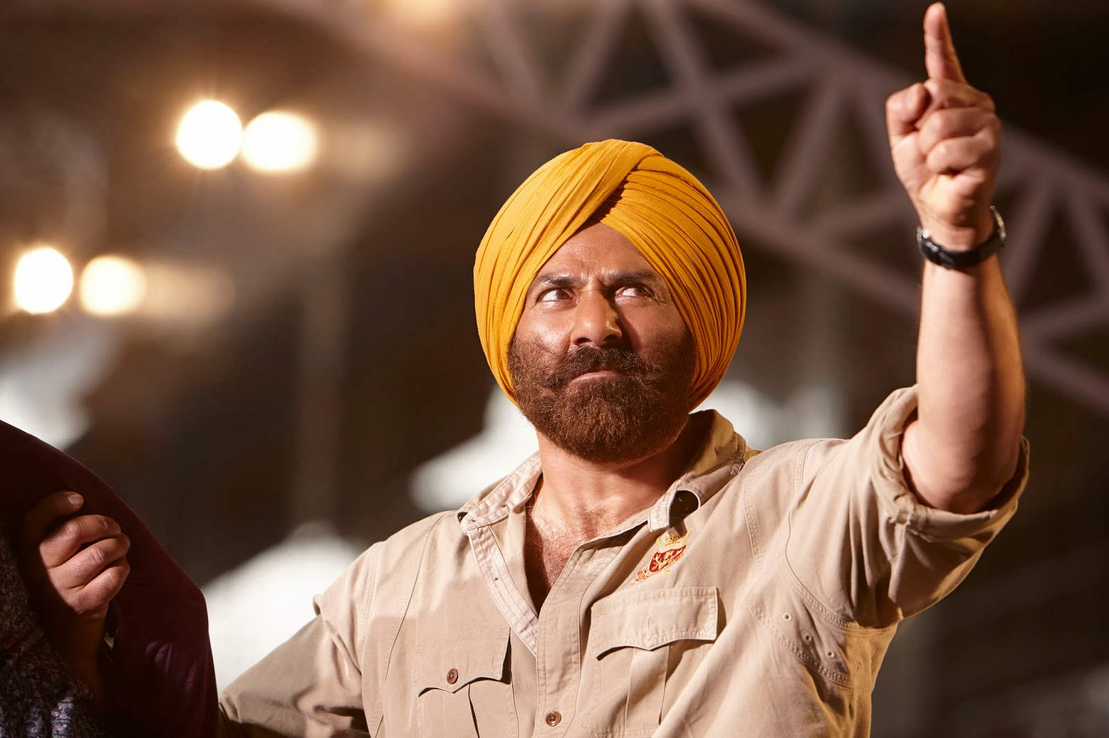 Sunny Deol Pointing Angrily