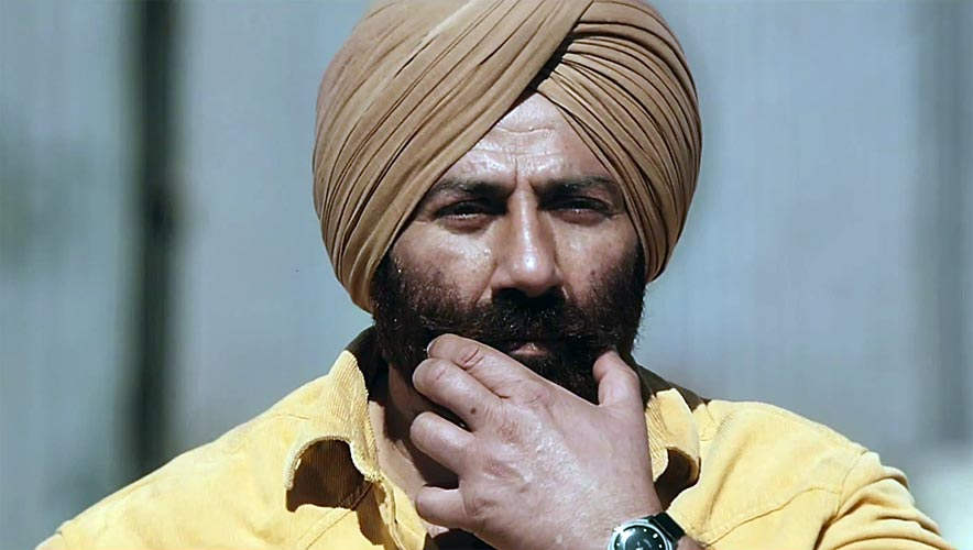 Sunny Deol Touching His Moustache