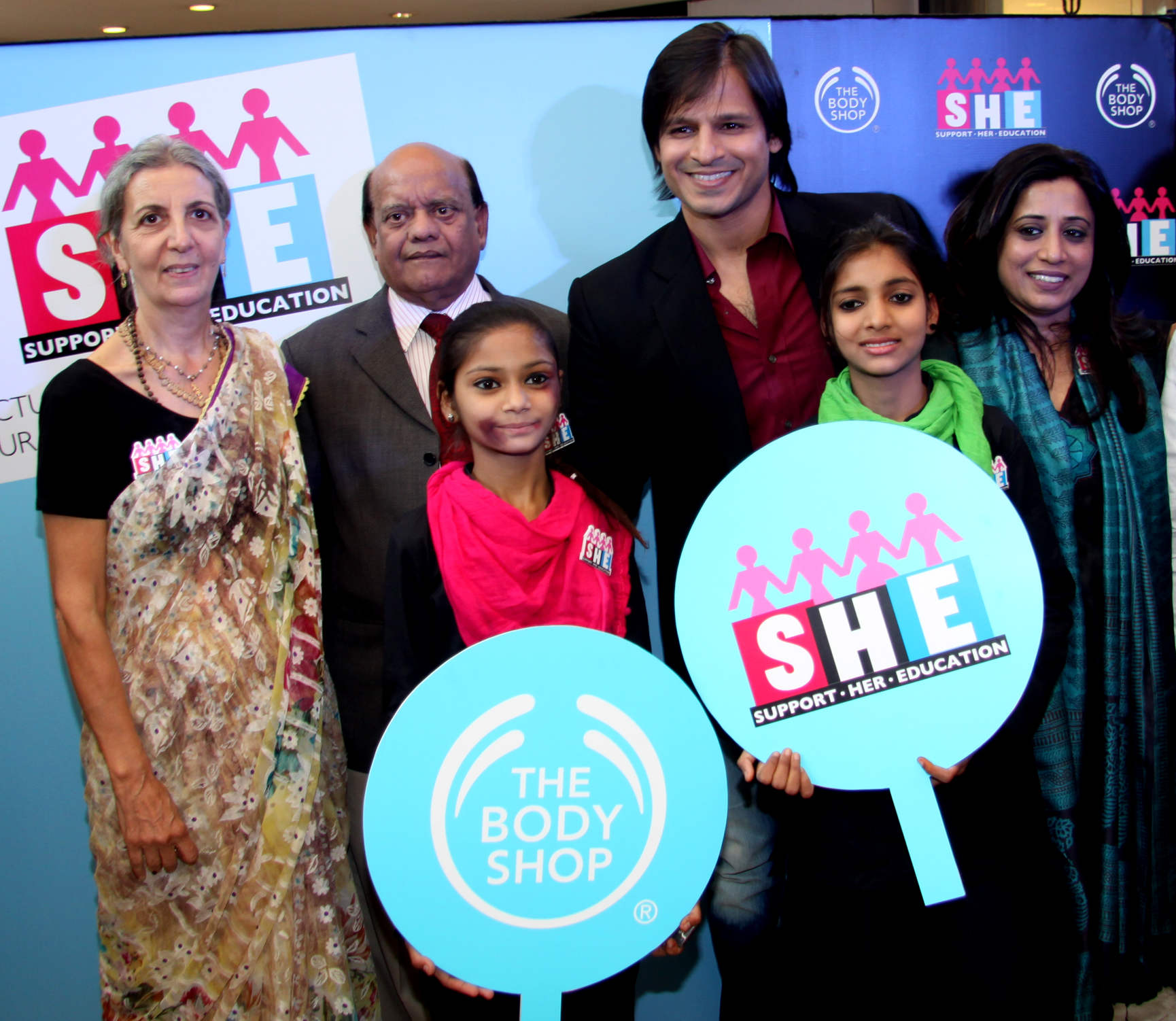 Surender Sharma And Vivevk Oberoi At She Foundation