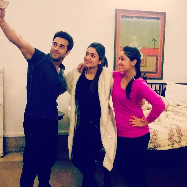 Surilie Taking Selfie With Pulkit And Yami
