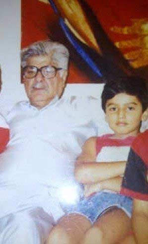 Surinder Kapoor And Little Arjun Kapoor