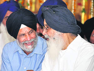 Surjit Singh And Parkash Singh Badal