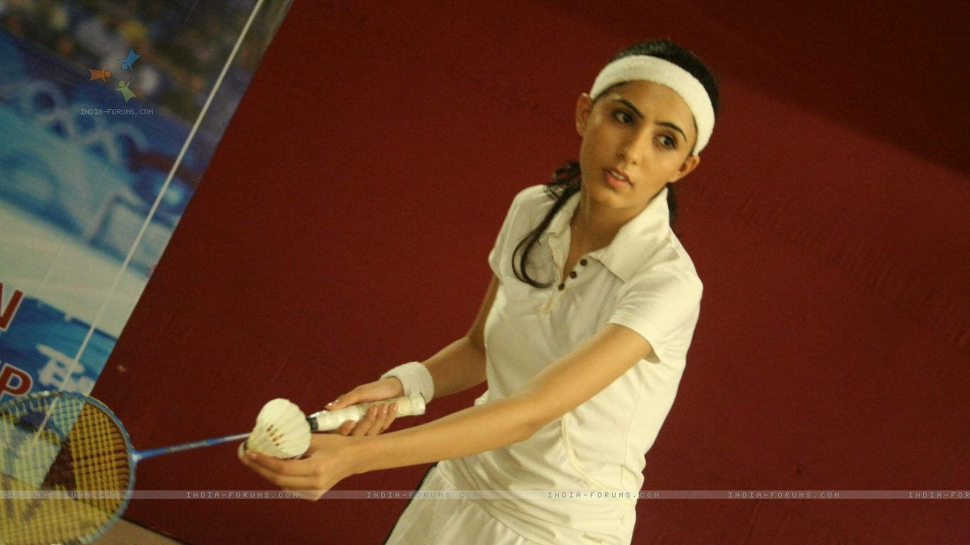 Swati Kapoor Playing Badminton
