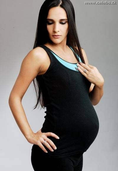 Pregnant Tara Sharma Posing