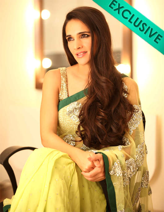 Tara Sharma Wearing Beautiful Saree