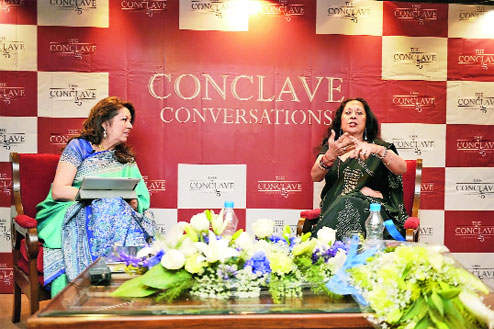 Tavleen Singh At Conclave Conversations
