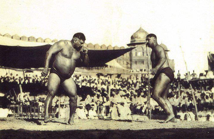 Great Gama During His Match