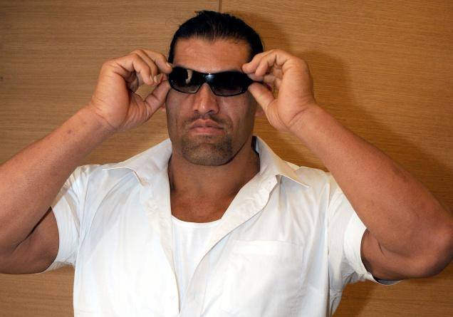 Great Khali Wearing Black Goggles