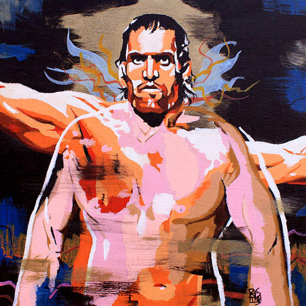 Painting Of Great Khali