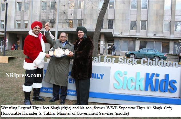 Tiger Jeet With Tiger Ali And Harinder Singh Takhar