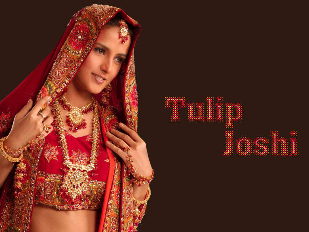 Tulip Joshi Wearing Wedding Dress