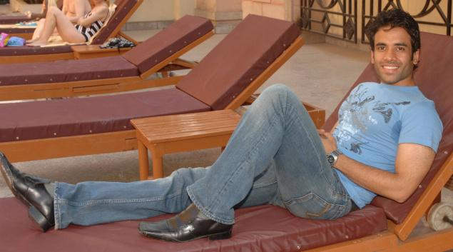 Tusshar Kapoor Relaxing