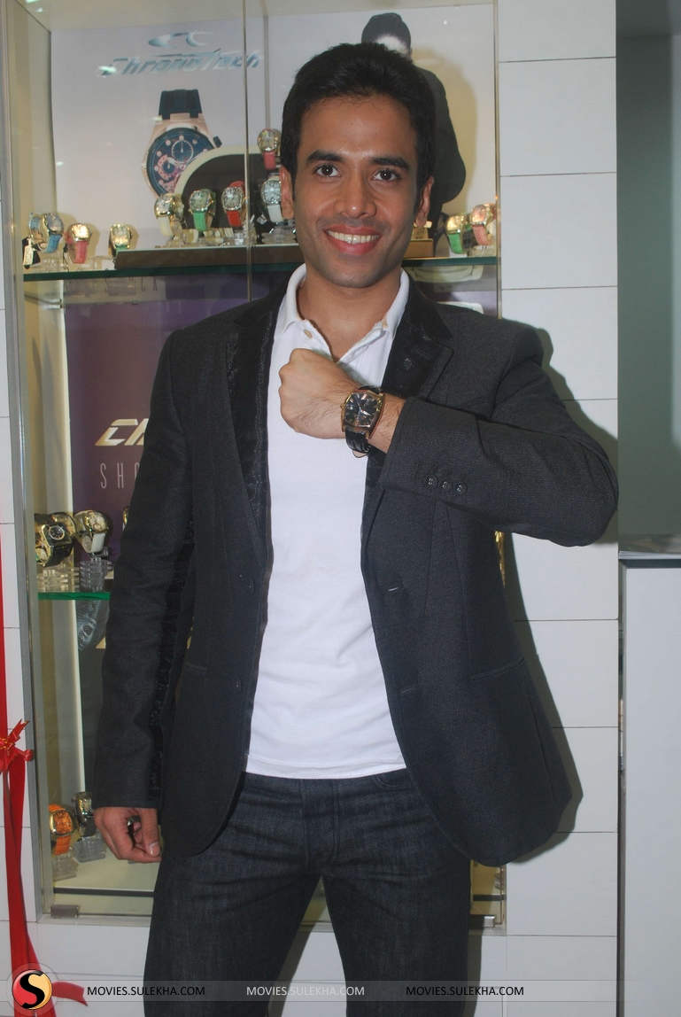 Tusshar Showing His Watch