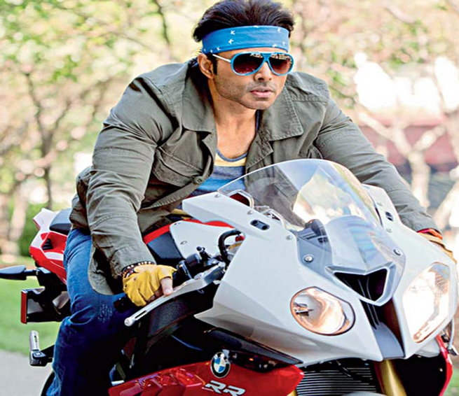 Uday Chopra On Sports Bike