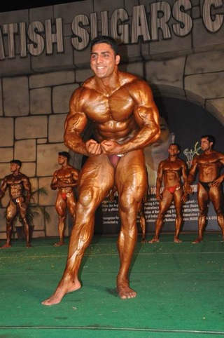 Varinder Singh During Competition