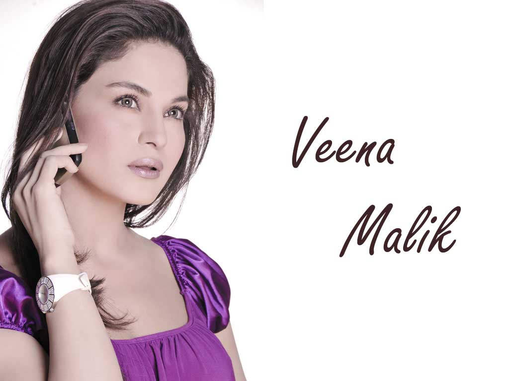 Veena Malik Listening Phone
