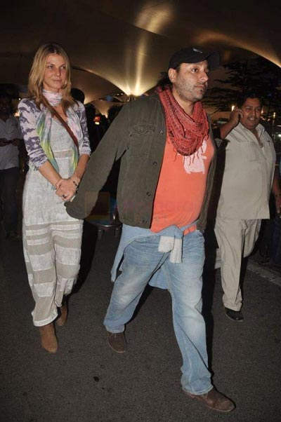 Vikram Chatwal With Esther Canadas