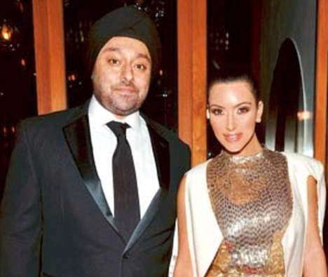 Vikram Chatwal With Kim Kardashian