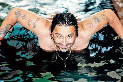 Vikran Chatwal Doing Swimming
