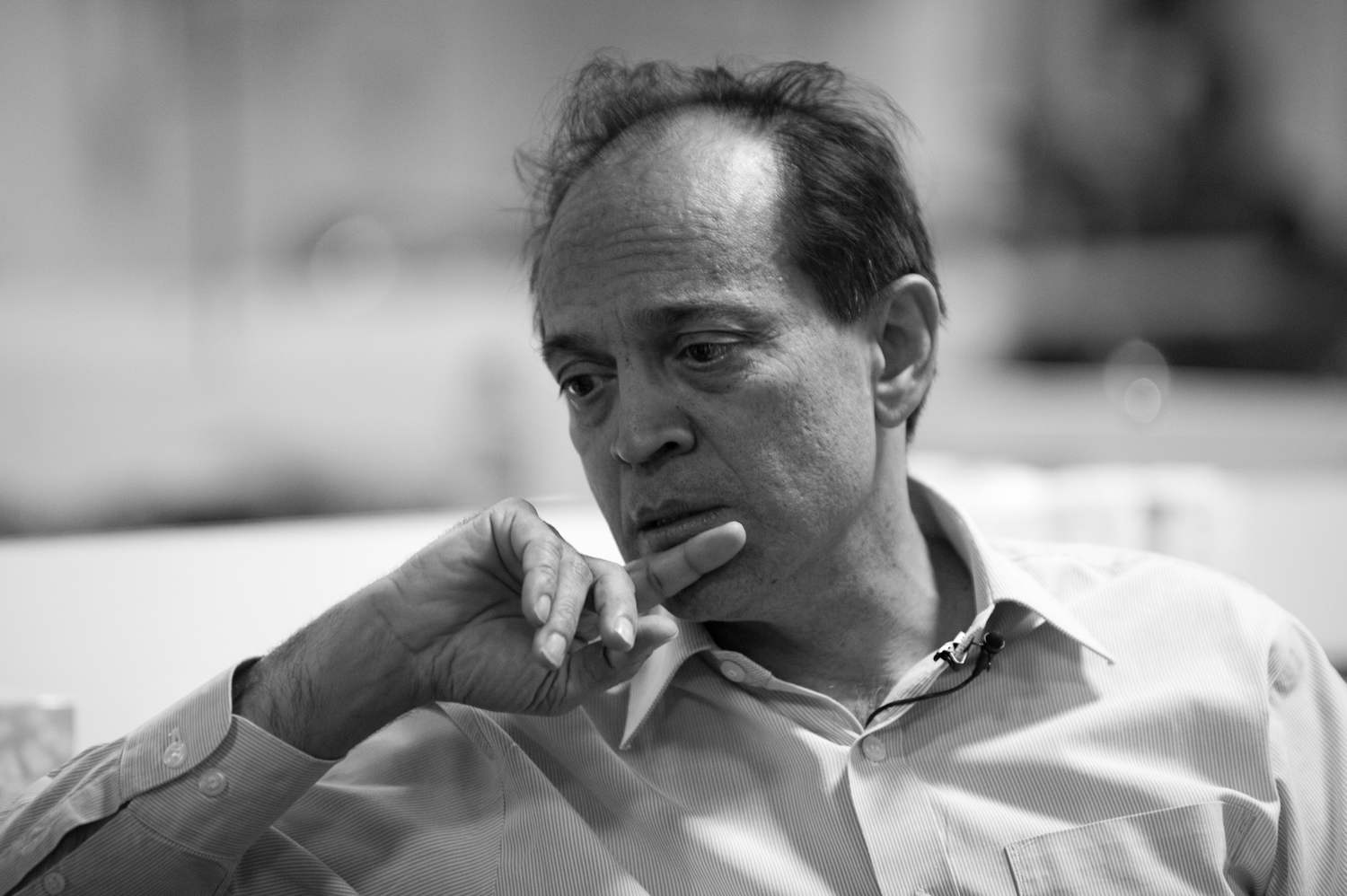 Black And White Picture Of Vikram Seth