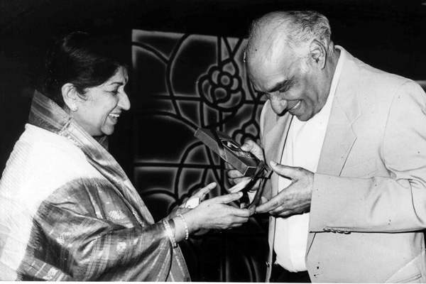 Yash Chopra And Lata Mangeshkar