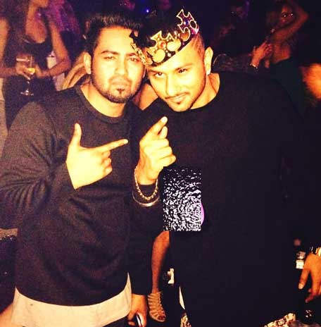 Honey Singh With His Friend