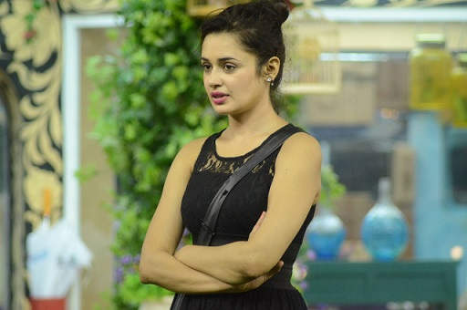 Yuvika Chaudhary Looking Serious