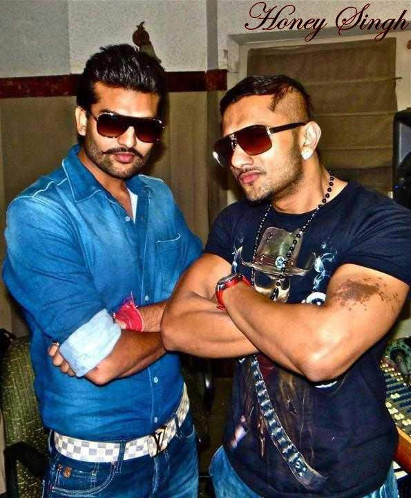 Yuvraj Hans With Honey Singh