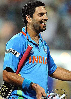 Yuvraj Singh After Winning Match