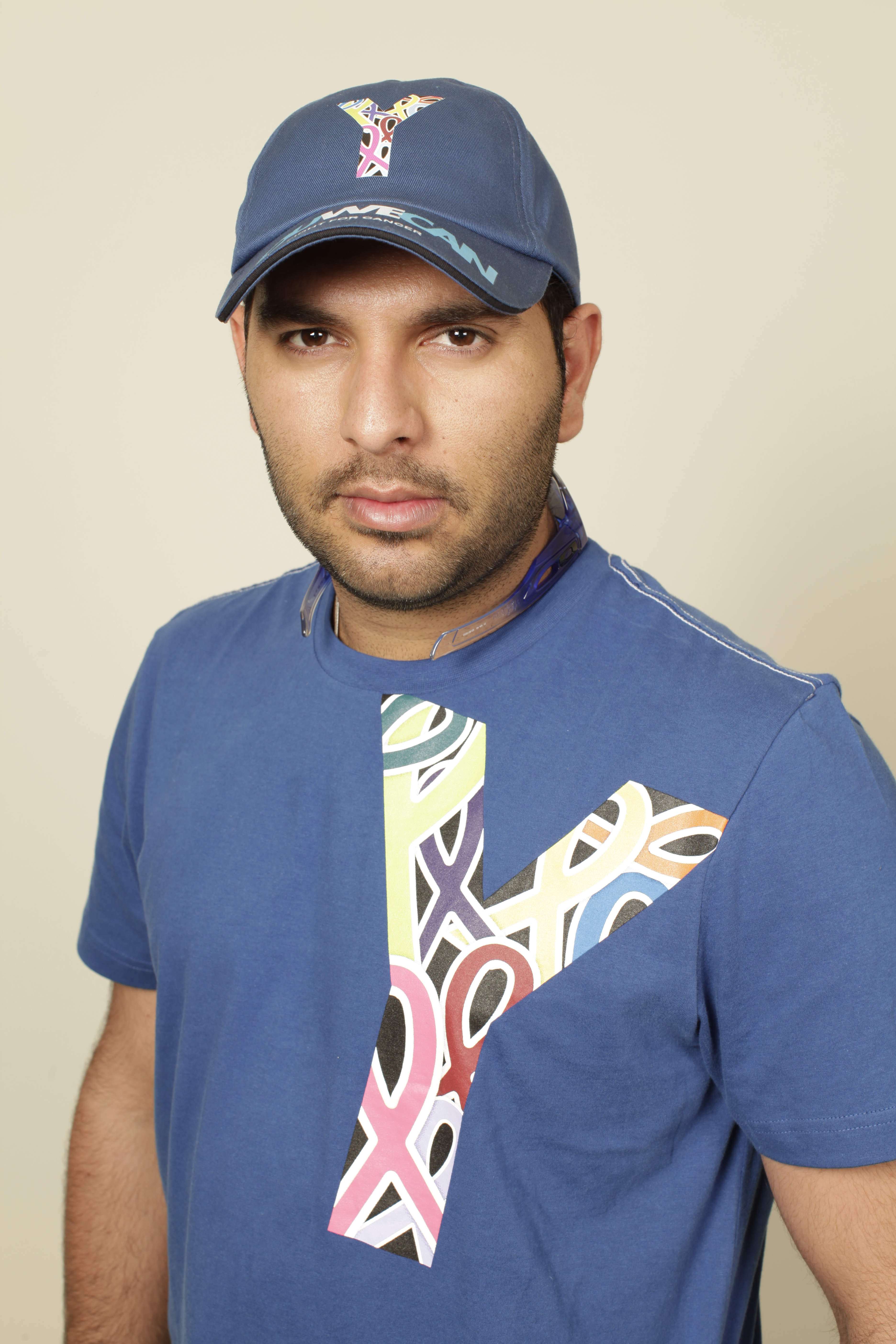 Yuvraj Singh Wearing Cap