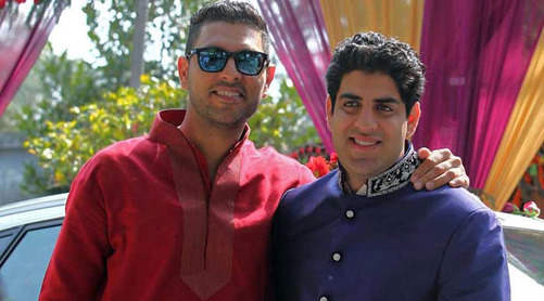 Zorawar With His Brother Yuvraj