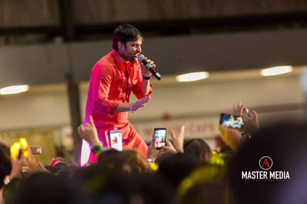 Amrinder Gill During Stage Show In London
