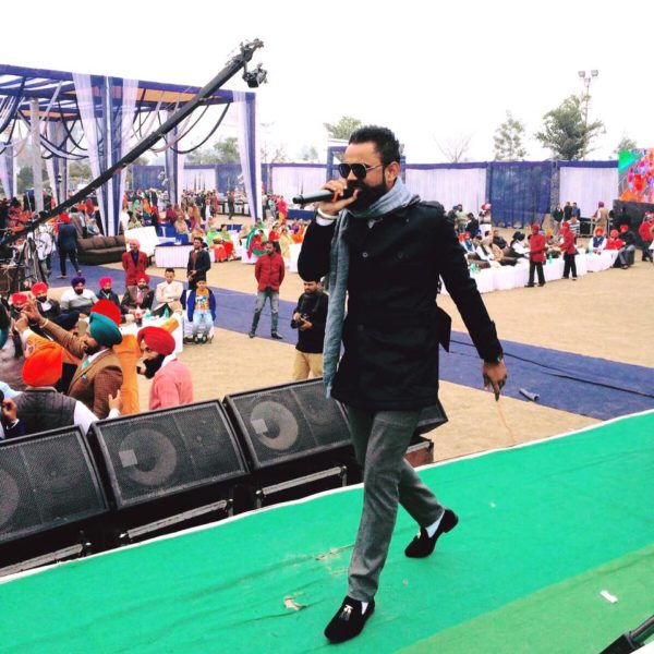 Amrit Maan During Stage Show In Mohali