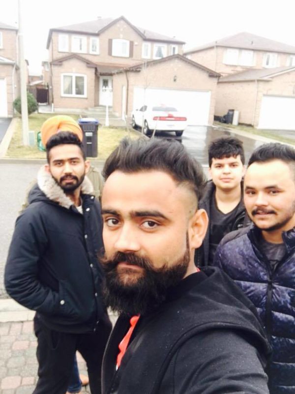 Amrit Maan Taking Selfie With Friend