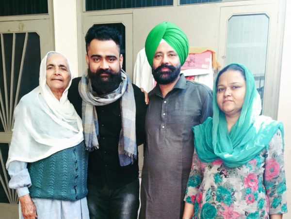 Amrit Maan With Family